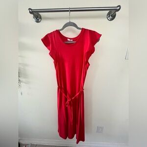 Gap midi dress. Pinkish red color. XS Petite.